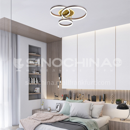 Modern minimalist round living room lamp LED ceiling lamp Nordic bedroom dining room lamp-NVC-QQ-BADN1079